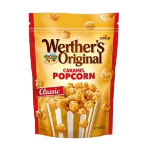 WERTHER'S ORIGINAL POP CORN CARAMEL CLASSIC 140 GR