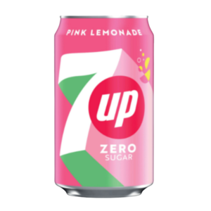 7UP LEMONADE ROSE SANS SUCRE 330 ML