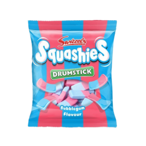 SQUASHIES DRUMSTICK BUBBLEGUM 120 GR