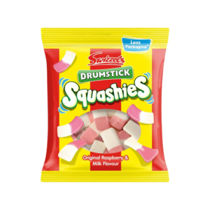 SQUASHIES DRUMSTICK ORIGINAL FRAMBOISE ET LAIT 120 G