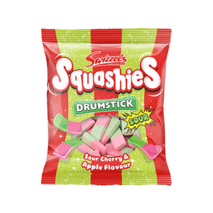 SQUASHIES DRUMSTICK CERISE ET POMME ACIDULÉE 120 G