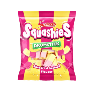 SQUASHIES DRUMSTICK RHUBARBE ET CRÈME ANGLAISE 120 G