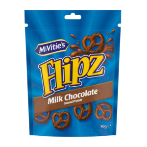 FLIPZ CHOCOLAT AU LAIT PRETZELS 90 GR