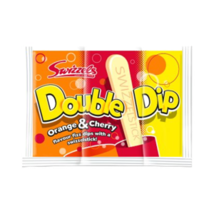 SWIZZELS DOUBLE DIP ORANGE ET CERISE 19 G
