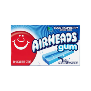 AIRHEADS CHEWING GUM À LA FRAMBOISE BLEUE 34 GR