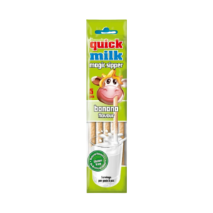 QUICK MILK PAILLE AU LAIT SAVEUR BANANE 30  GR