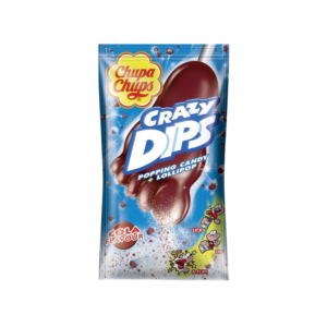 CHUPA CHUPS SUCETTE ET BONBON PÉTILLANT GOÛT COCA 14 GR