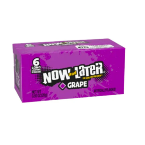 NOW & LATER BONBON MOELLEUX SAVEUR RAISIN 6 PCS (26 GR)