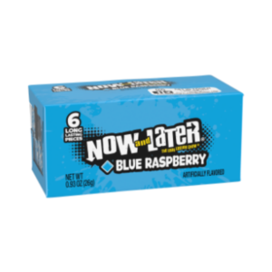 NOW & LATER BONBON MOELLEUX SAVEUR FRAMBOISE BLEUE 6 PCS (26 GR)