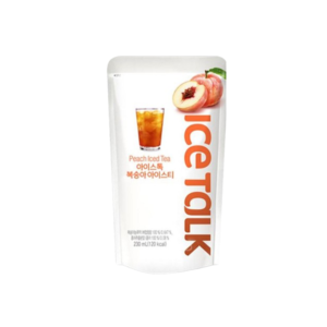 ICE TALK BOISSON EN POCHETTE SAVEUR PÊCHE 230 ML