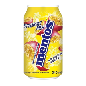 MENTOS TROPICAL MIX DRINK AVEC GELÉE DE NOIX DE COCO 340 ML