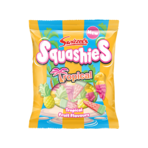 BONBON SQUASHIES GOÛT TROPICAL 120 GR