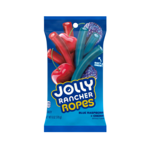 JOLLY RANCHER ROPES BLUE RASPBERRY & CHERRY 170 GR