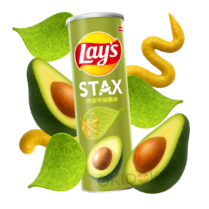 LAY’S STAX SAVEUR MOUTARDE & AVOCAT 90 GR