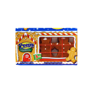 PEEPS MARSHMALLOW EN FORME DE BONSHOMMES EN PAIN D’ÉPICES – PACK DE 3 (33 GR)