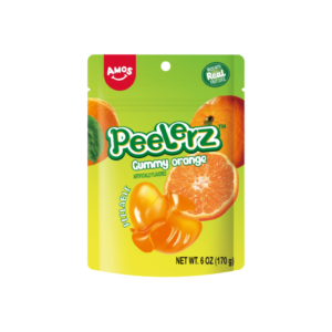 AMOS BONBON À ÉPLUCHER ORANGE 170 GR