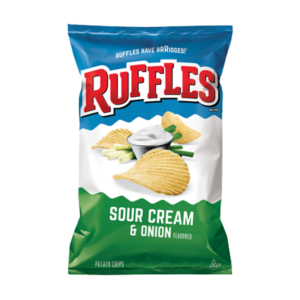 RUFFLES CHIPS SAVEUR CRÈME SÛRE ET OIGNON 184.20 GR