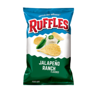 RUFFLES CHIPS SAVEUR JALAPEÑO ET SAUCE RANCH 184.20 GR