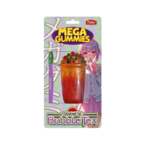 FELKO MAXI GUMMY BONBON EN FORME DE BUBBLE TEA SAVEURS PASSION ET TUTTI FRUTTI 120 GR